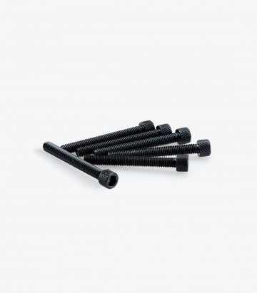 Puig 6 M6x50mm Allen Screws in Black 0421N