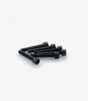 Blister mit 6 Inbusschrauben M6x35 mm in Schwarz Puig 0346N