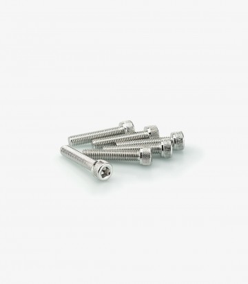 Blister mit 6 Inbusschrauben M5x25 mm in Silber Puig 0185P