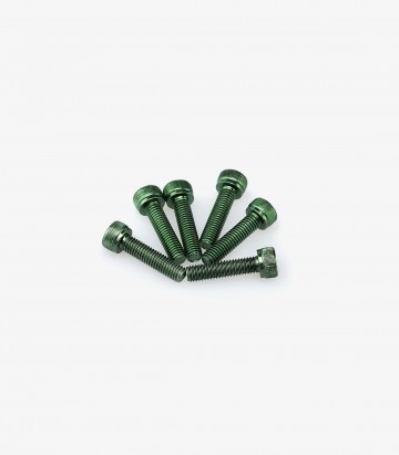 Blister 6 Tornillos Allen M5x20mm Verde Puig 0147V