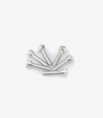 Blister mit 6 Inbusschrauben M5x20 mm in Silber Puig 0147P