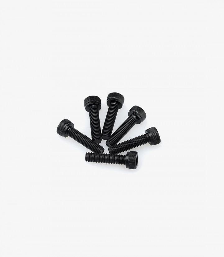 Blister 6 Tornillos Allen M5x20mm Negro Puig 0147N