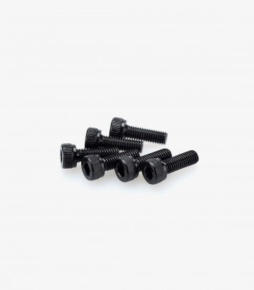 Puig 6 M5x15mm Allen Screws in Black 0146N