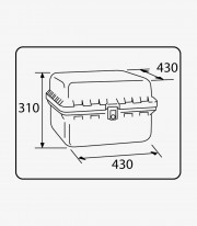 Baúl Big Box Puig 60L Negro 0390N