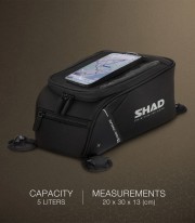 SHAD SL12M Magnetic Tank Bag 5 L X0SL121M