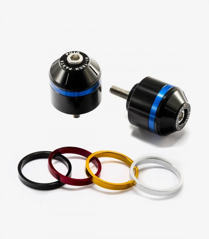 Puig Lenkerendgewichte Kurz mit Ring 8863N in Schwarz für Yamaha MT-03 (16-26)