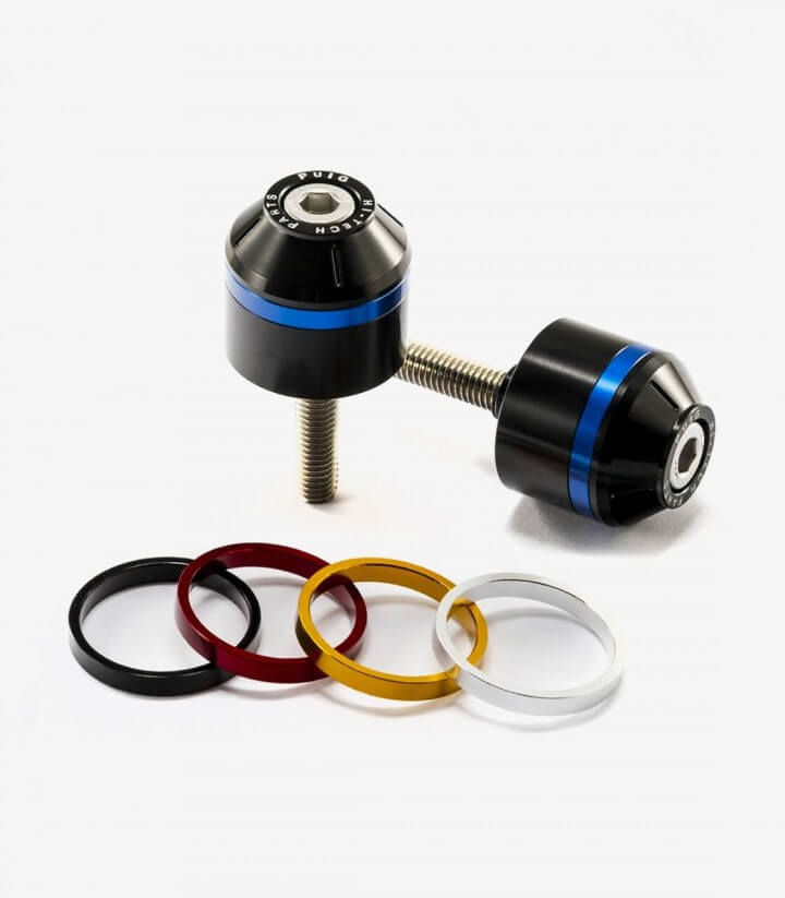 Contrapesos Cortos con aro Puig color Negro para Yamaha MT-09 Tracer