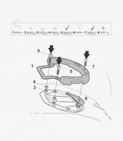 SHAD Click System Tank Bag Mounting Kit B011CS for Bajaj Pulsar Dominar 400 (25-26), PULSAR NS 125/400 (25-26)