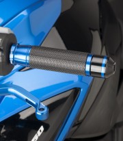 Puig Short with ring Bar Ends in Black for Yamaha X-MAX 125/300/400 and several Suzuki models