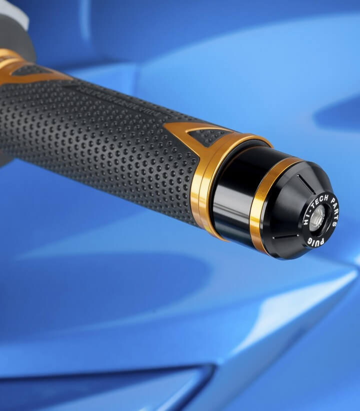 Contrapesos Cortos con aro Puig color Negro para Yamaha X-MAX 125/300/400 y varios modelos de Suzuki