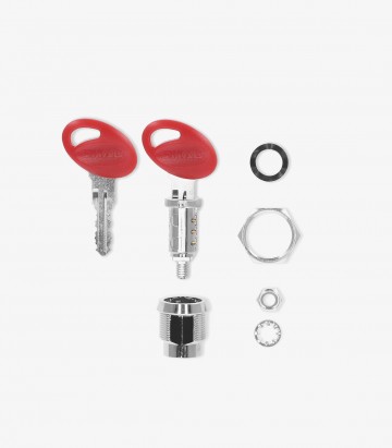 SHAD Red Keys and Lock Barrels Kit for Cases 201722R