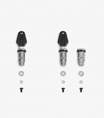 SHAD Black Keys and Lock Barrels Kit for Cases 204116R