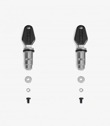 Kit de Llaves Negras y Bombines para Maletas SHAD 204115R