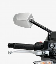 Retrovisores GP.1 Puig en Negro y Plateado 019ND+020ND