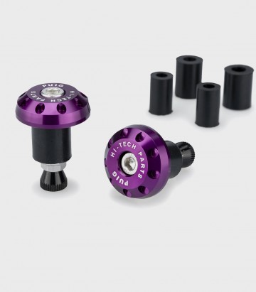 Puig Race 6222L Bar Ends in Purple for para varios modelos