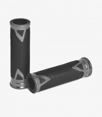 Puños de moto Radikal color Titanio de Puig 6325Y