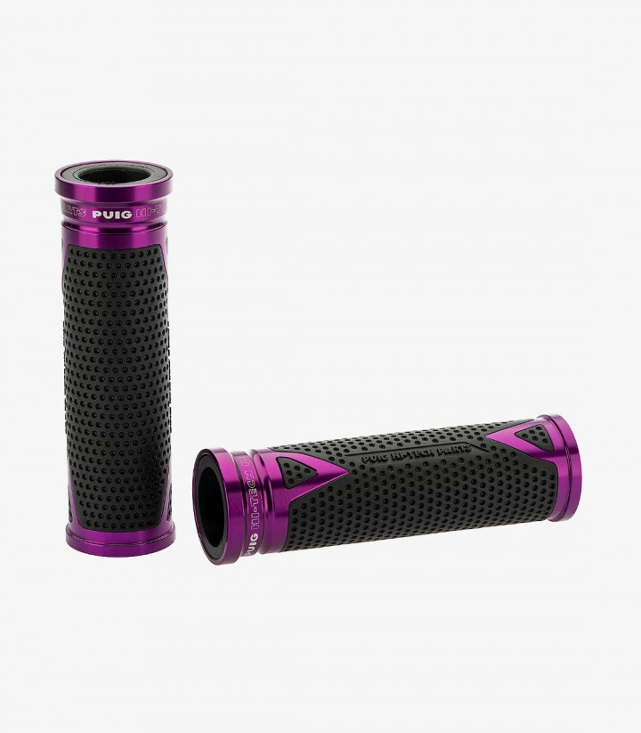 Motorradgriffe Radikal 119 mm Farbe Lila von Puig 6325L