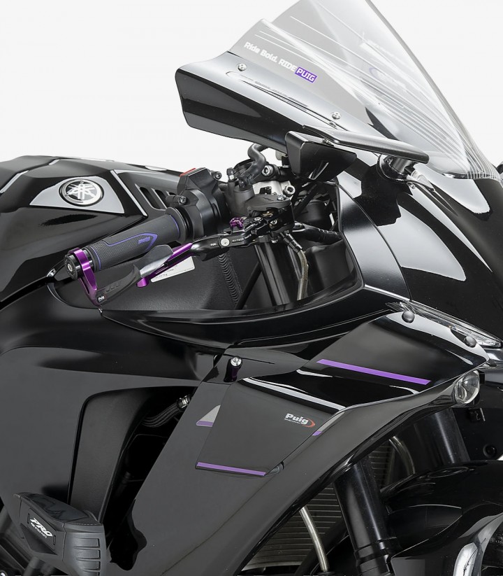Puños de moto Core color Lila de Puig 20796L
