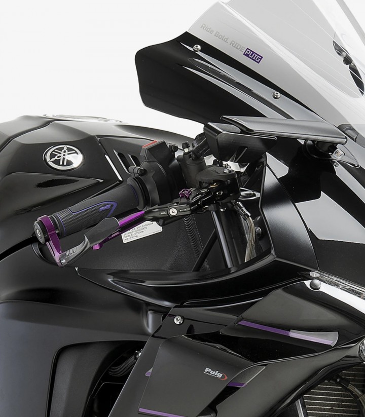Puños de moto Core color Lila de Puig 20796L