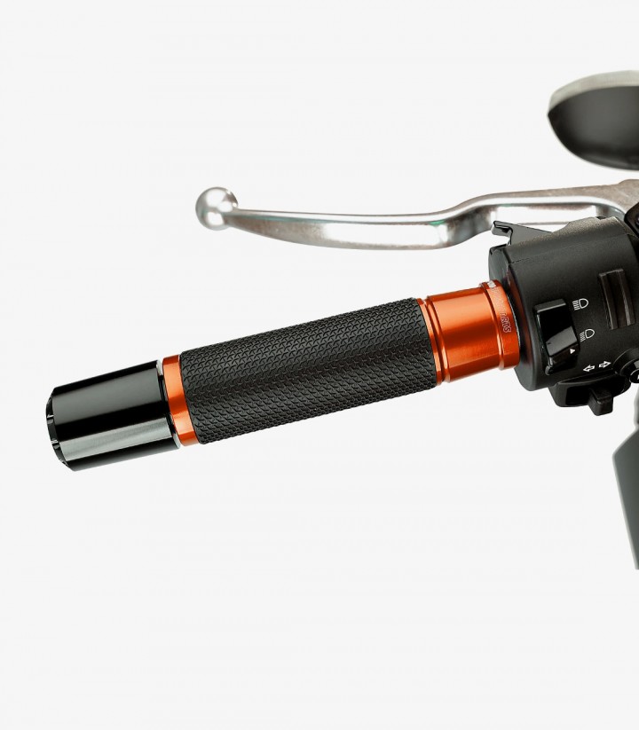 Motorradgriffe Ascent in Orange von Puig 6326T