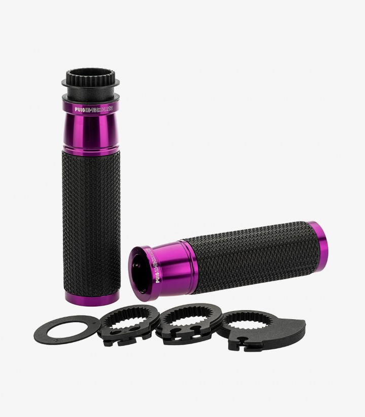 Puños de moto Ascent color Lila de Puig 6326L