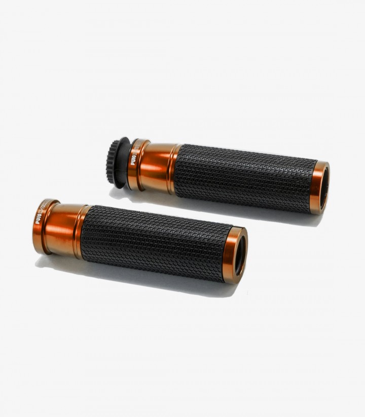 Motorradgriffe Ascent in Orange von Puig 3553T