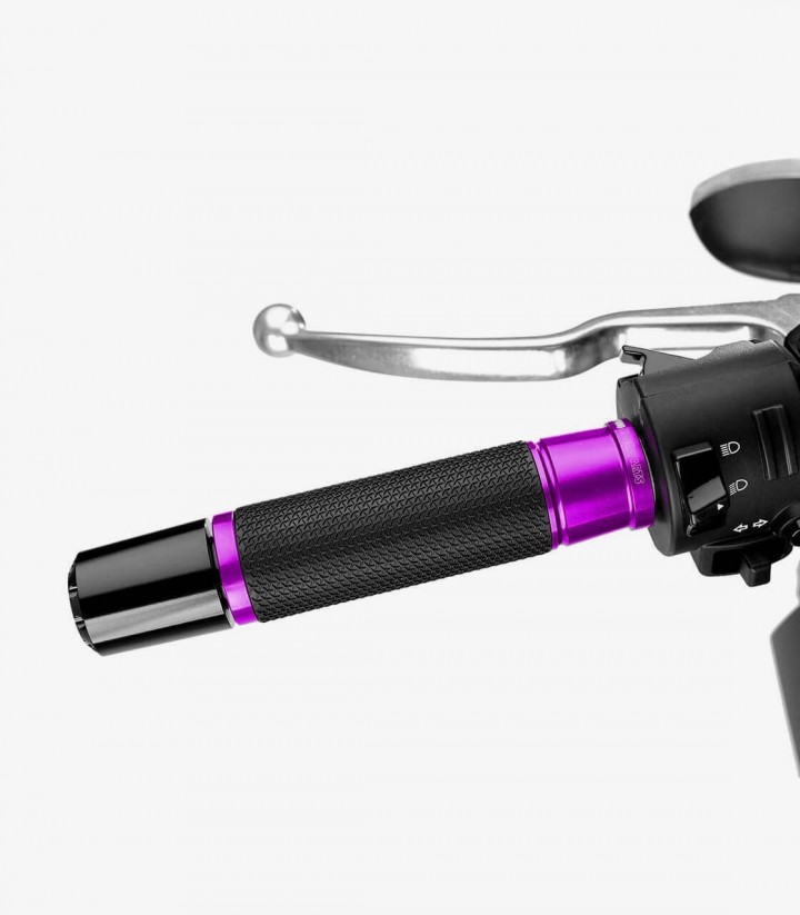 Motorradgriffe Ascent in Lila von Puig 3553L