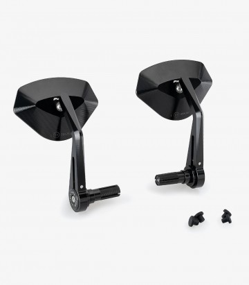 Puig Top-Tech I Mirrors in Black Bar-end 21618Nx2