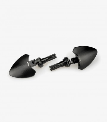 Fold Spiegel Puig Lenker in Schwarz 20859N+21087N