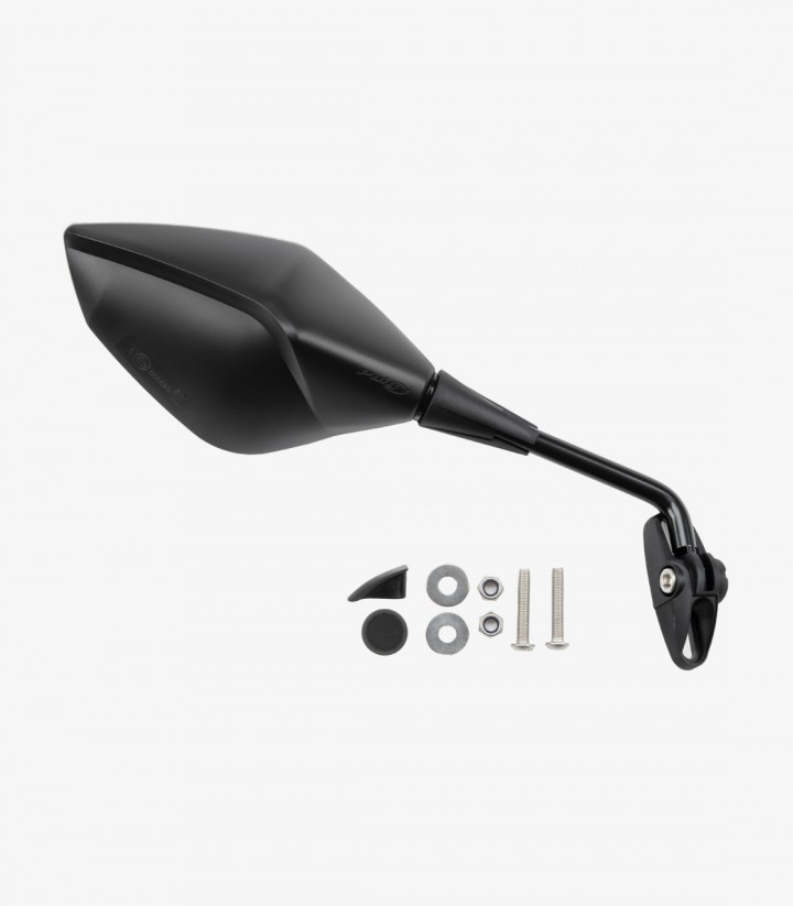 Spiegel Z3 Puig Universal, Befestigung am Windschild 70° in Schwarz 21827N+21828N