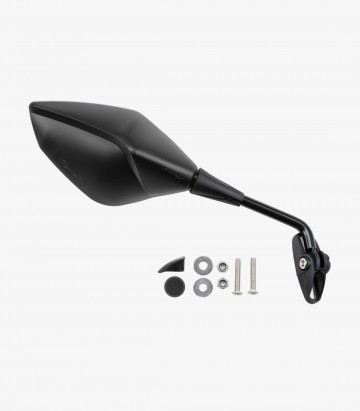 Spiegel Z3 Puig Universal, Befestigung am Windschild 70° in Schwarz 21827N+21828N