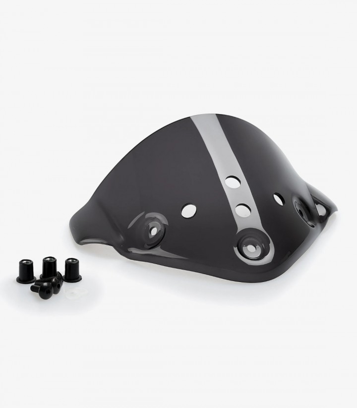Windschild Puig Cafe Racer Mask universal Dunkel getönt 5273F