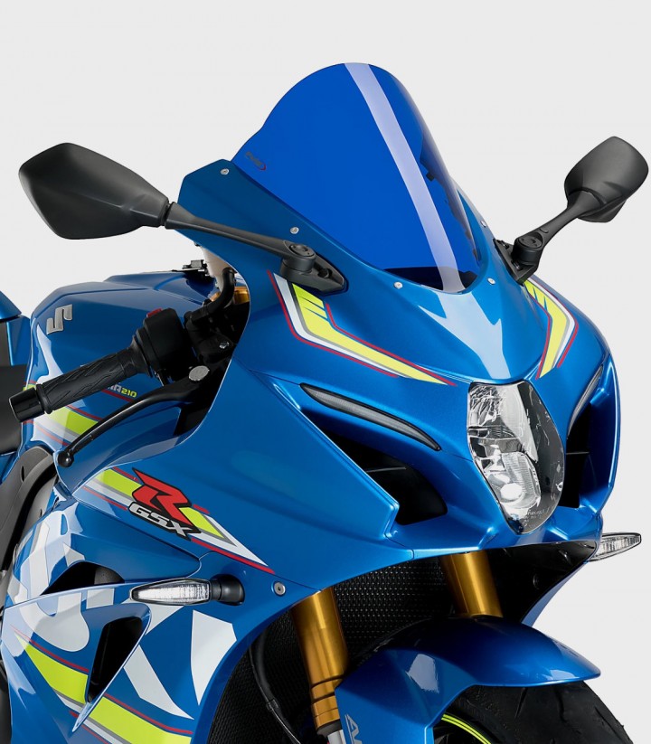 Windschild Puig R-Racer Suzuki GSX-R1000 (17-21, 26) Blau 3631A