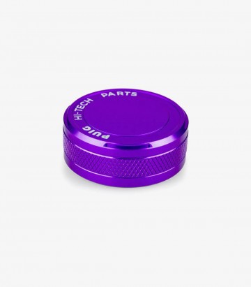 Rear brake Fluid Reservoir Cap Puig Lilac 21718L for several models from Yamaha, Triumph, Kawasaki, Voge, and Husqvarna