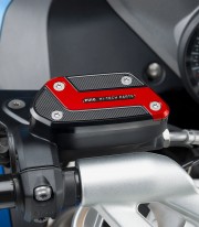Tapa depósito líquido embrague Puig color Rojo 9282R para BMW R nineT, R1200GS / R / RS, R1250GS / GS Adventure / R / RS (13-25)