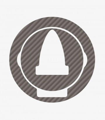 Puig X-treme Carbon simile Tank Cap Protector 8376C for various models of Aprilia