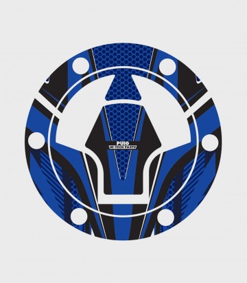 Protector tija Radikal Puig 8269A color Azul para Kawasaki Ninja 125 / 250SL, Z125 / 250SL / 300 / 400 (15-26)