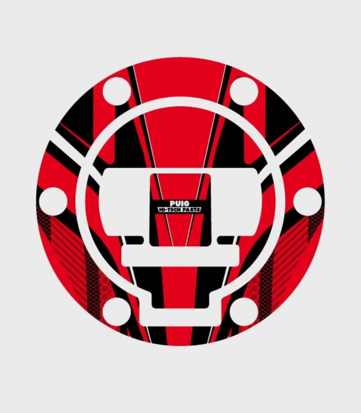 Protector tija Radikal Puig 6825R color Rojo para BMW R1200GS / R / RS, S1000XR (13-19) 6825R