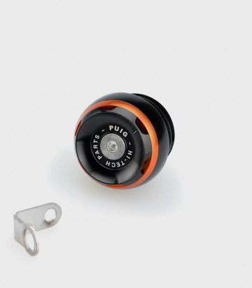Tapón Cárter Track Puig Naranja 20346T para varios modelos de CFMOTO, Husqvarna, KTM y Triumph