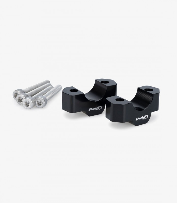Torretas Puig 22358N para Voge 900DSX (24-26) en Negro