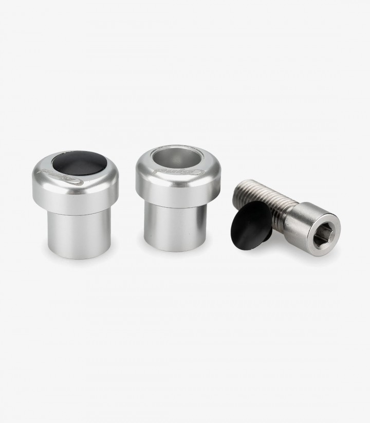 Tapones Embellecedores Rosca Retrovisor Puig Plata 22340P para varios modelos de Vespa
