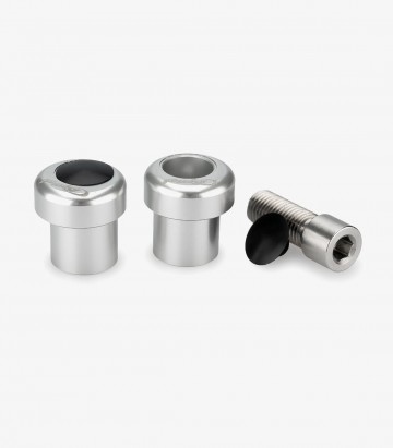 Puig Mirror Thread Caps Silver 22340P for various models of Vespa