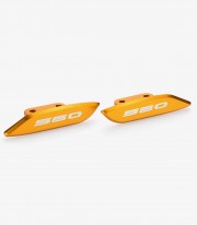 Puig Mirror Covers in Dorado for Yamaha T-MAX 560 / Tech Max (20-21)