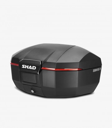 Maleta central SHAD SH51 Símil Carbono 51 Litros