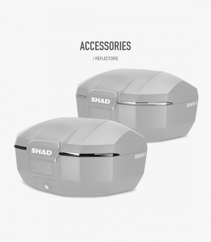 SHAD SH51 Carbon Look 51 Liters Top Case