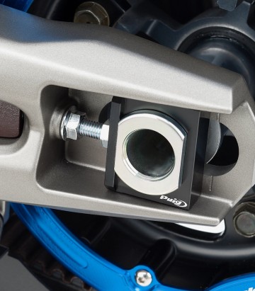 Juego de Tensores Rueda Trasera Puig Negro 9545N para Kymco AK550 (17-23), AK550 Premium (24-26)