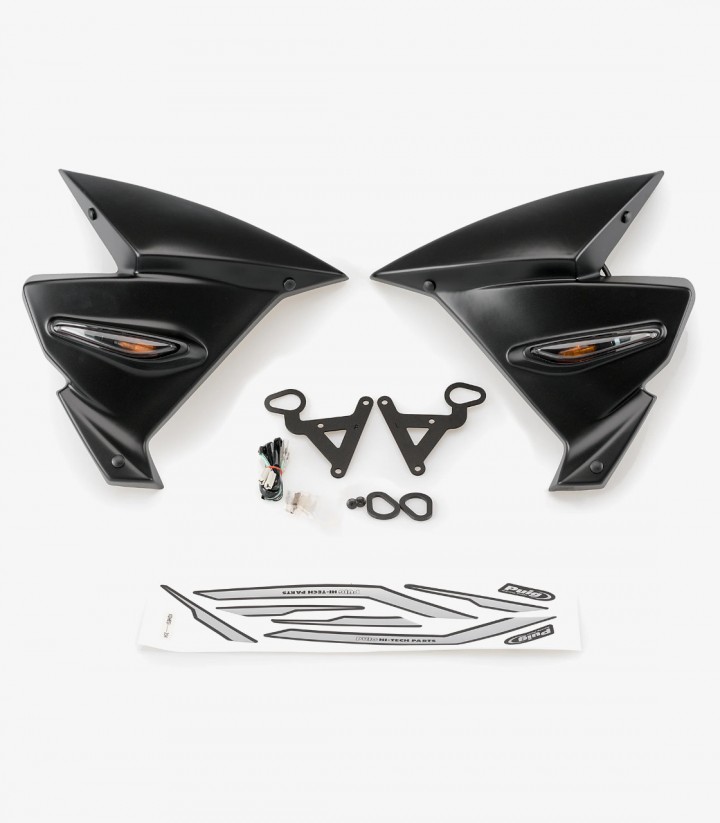 Puig Kühlerabdeckungen Mattschwarz für Yamaha MT-09 (17-20) 9378J