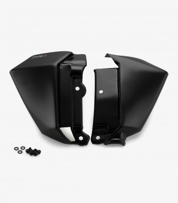 Puig Kühlerabdeckungen Mattschwarz für Kawasaki Z650 (17-19) 9371J
