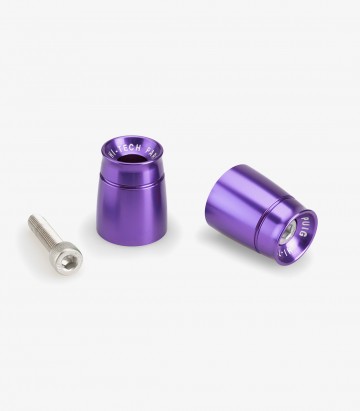Puig Sport 21008L Bar Ends in Purple for varios modelos de Kawasaki