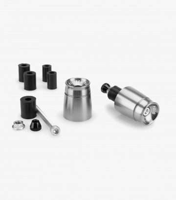 Puig Lenkerendgewichte Sport 21011Y in Titan für para varios modelos